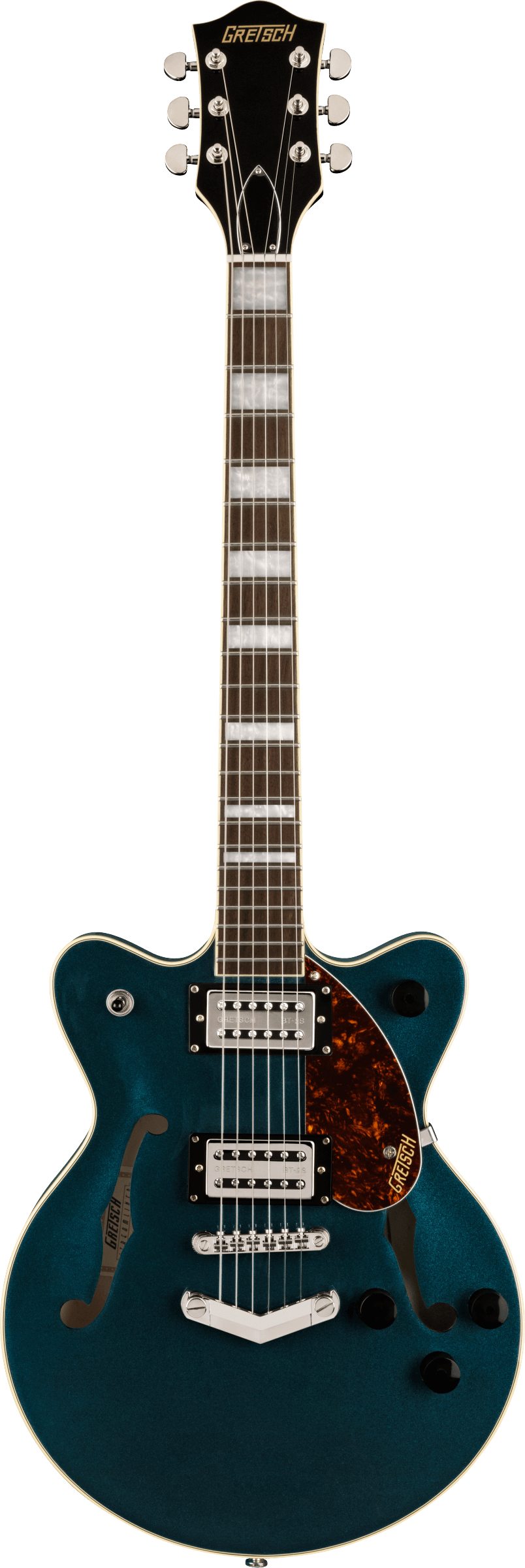 Gretsch G2655 Streamliner Centre Block Jr. Double Cut Electric Guitar in  Midnight Sapphire - andertons-cas